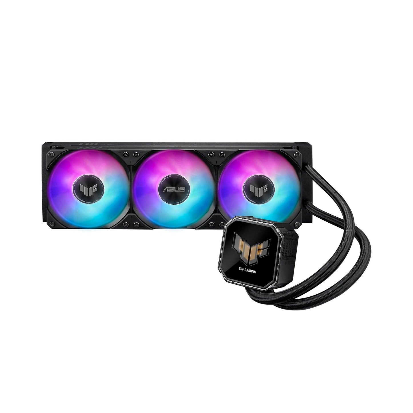 ASUS TUF Gaming LC II 360 ARGB All-in-One Liquid CPU Cooler with Aura Sync, 3X TUF Gaming 120mm ARGB Radiator Fans, Reinforced Tubing, and 6-Year Warranty;Widely Compatible with Latest Intel&AMD CPUs