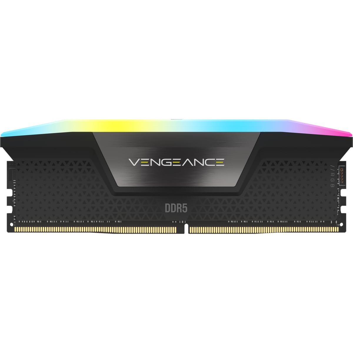 CORSAIR Vengeance RGB DDR5 RAM 16GB (2x8GB) Up to 5200MHz CL40 Intel XMP 3.0 Desktop Computer Memory - Black (CMH16GX5M2B5200C40)
