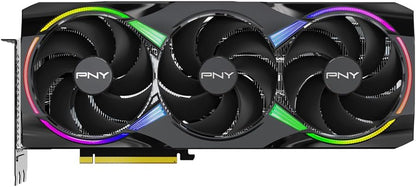 PNY NVIDIA GeForce RTX™ 5080 Epic-X™ ARGB OC Triple Fan, Graphics Card (16GB GDDR7, 256-bit, Boost Speed: 2775 MHz, PCIe® 5.0, HDMI®/DP 2.1, 2.99-Slot, NVIDIA Blackwell Architecture, DLSS 4)