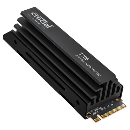 Crucial T710 PCIe Gen5 NVMe 2TB SSD, Up to 14,900 MB/s, Laptop & Desktop Compatible (PC), for Creatives and Hardcore Gamers, Solid State Drive, Includes 1Mo Adobe CC – CT2000T710SSD8-01