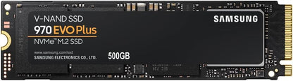 Samsung 970 EVO Plus SSD 500GB - M.2 NVMe Interface Internal Solid State Drive with V-NAND Technology (MZ-V7S500B/AM)