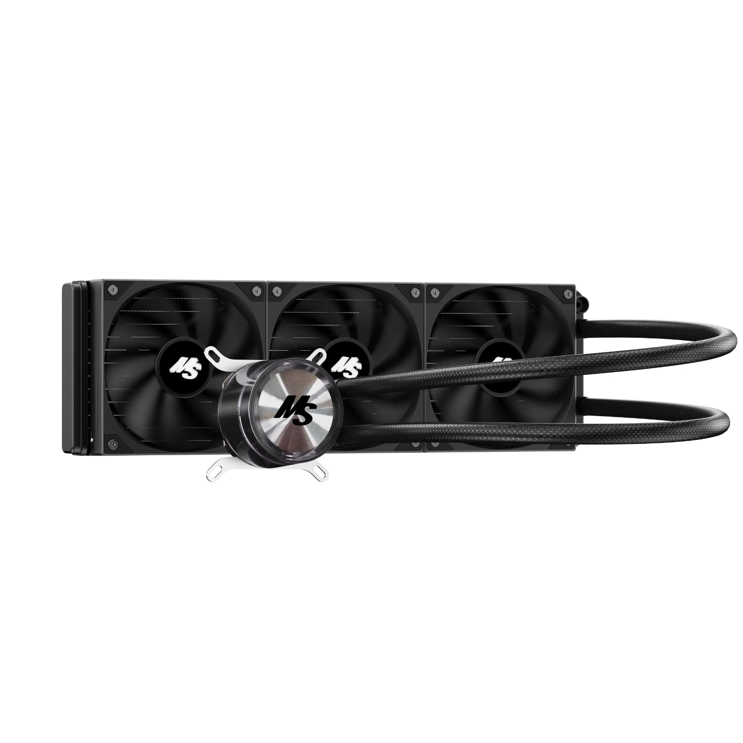 Minorsonic AIO CPU Cooler, 360mm AIO with High-Speed Ceramic Bearing Pump, 3X PWM ARGB Fans, 3-Phase Motor for Better Cooling Performance, Heat Transfer, Low Noise, Intel LGA 1851/1700, AMD AM5/AM4