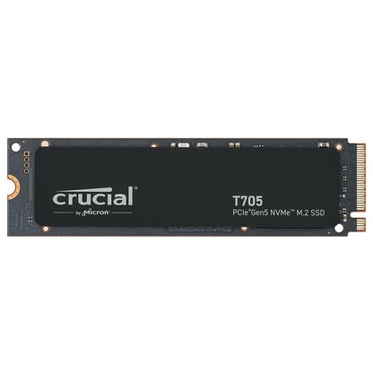 Crucial T710 PCIe Gen5 NVMe 2TB SSD, Up to 14,900 MB/s, Laptop & Desktop Compatible (PC), for Creatives and Hardcore Gamers, Solid State Drive, Includes 1Mo Adobe CC – CT2000T710SSD8-01