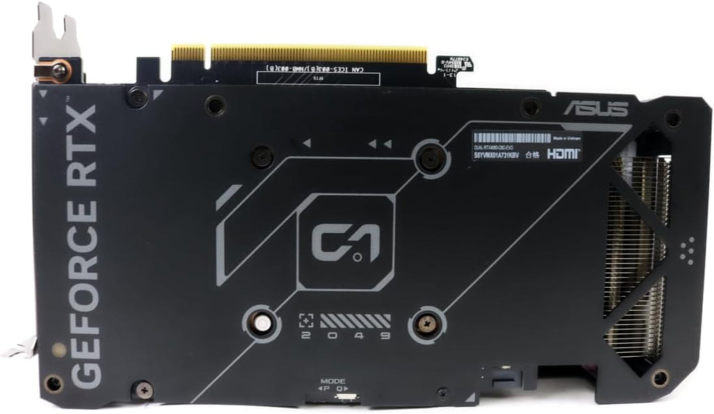 ASUS Dual GeForce RTX™ 4060 V2 OC Edition (PCIe 4.0, 8GB GDDR6, DLSS 3, HDMI 2.1a, DisplayPort 1.4a, 2-Slot Design, Axial-tech Fan Design, 0dB Technology, and More) (Renewed)
