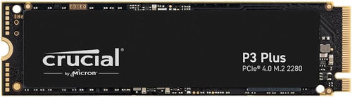 Crucial P3 Plus PCIe Gen4 NVMe 1TB SSD, Up to 5,000MB/s Read, Laptop & Desktop (PC) Compatible, Solid State Drive – CT1000P3SSD8