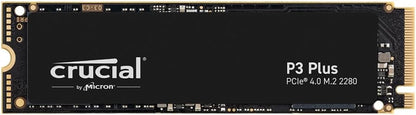Crucial P3 Plus PCIe Gen4 NVMe 1TB SSD, Up to 5,000MB/s Read, Laptop & Desktop (PC) Compatible, Solid State Drive – CT1000P3SSD8