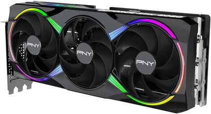 PNY NVIDIA GeForce RTX™ 5080 Epic-X™ ARGB OC Triple Fan, Graphics Card (16GB GDDR7, 256-bit, Boost Speed: 2775 MHz, PCIe® 5.0, HDMI®/DP 2.1, 2.99-Slot, NVIDIA Blackwell Architecture, DLSS 4)