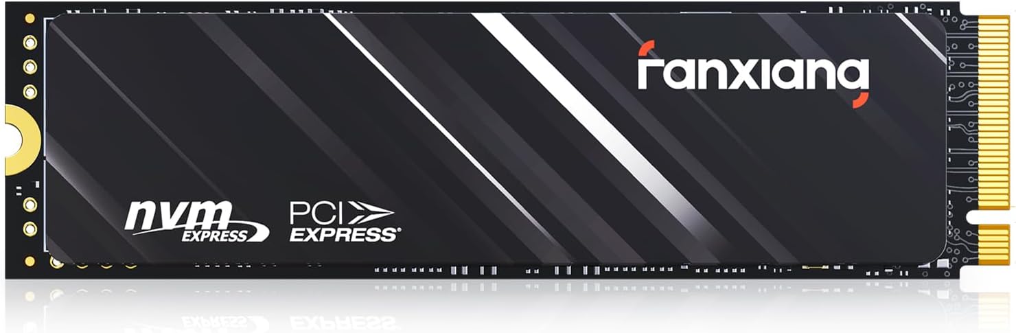fanxiang S501Q SSD 1TB PCle 3.0x4 Internal Solid State Drive, NVMe M.2 2280 Internal Solid State Drive, SLC Cache 3D NAND Up to 3200MB/s for Laptop and PC Desktops