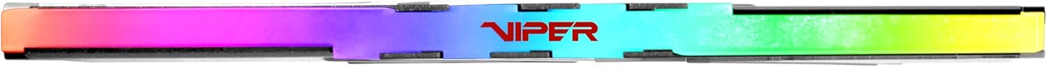 Patriot Memory Viper Venom RGB DDR5 RAM 16GB (1X16GB) 6000MHz CL30 1.35v UDIMM Desktop Gaming Memory Compatible with Intel XMP/AMD Expo - PVVR516G60C30