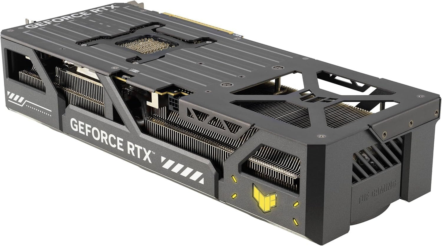 ASUS TUF Gaming GeForce RTX 5090 OC Edition 32GB GDDR7 Gaming Graphics Card (Nvidia GeForce RTX5090, 3.6 Slot Design, PCIe 5.0, 2X HDMI 2.1b, 3X DisplayPort 2.1a, TUF-RTX5090-O32G-GAMING)