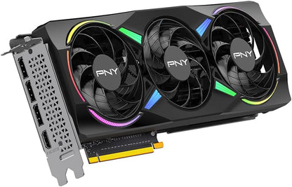 PNY NVIDIA GeForce RTX™ 5070 Epic-X™ ARGB OC Triple Fan, Graphics Card (12GB GDDR7, 192-bit, Boost Speed: 2685 MHz, SFF-Ready, PCIe® 5.0, HDMI®/DP 2.1, 2.4-Slot, Blackwell Architecture, DLSS 4)