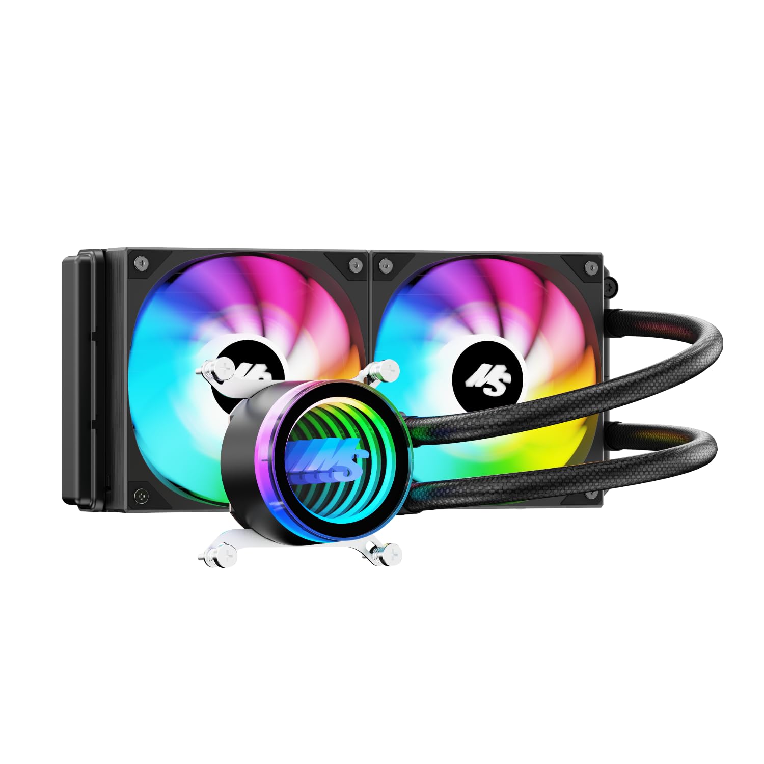 Minorsonic AIO CPU Cooler, 360mm AIO with High-Speed Ceramic Bearing Pump, 3X PWM ARGB Fans, 3-Phase Motor for Better Cooling Performance, Heat Transfer, Low Noise, Intel LGA 1851/1700, AMD AM5/AM4