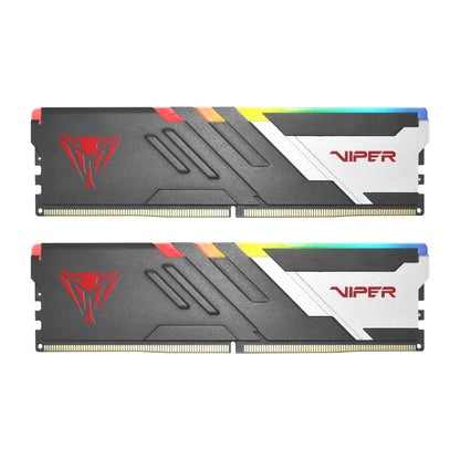Patriot Memory Viper Venom RGB DDR5 RAM 16GB (1X16GB) 6000MHz CL30 1.35v UDIMM Desktop Gaming Memory Compatible with Intel XMP/AMD Expo - PVVR516G60C30