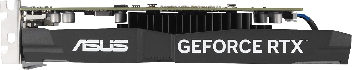 ASUS Dual NVIDIA GeForce RTX 3050 6GB GDDR6 OC Edition Gaming Graphics Card - PCIe 4.0, HDMI 2.1, DisplayPort 1.4a, 2-Slot Design, Axial-tech Fan Design, Steel Bracket, 3 Year Warranty