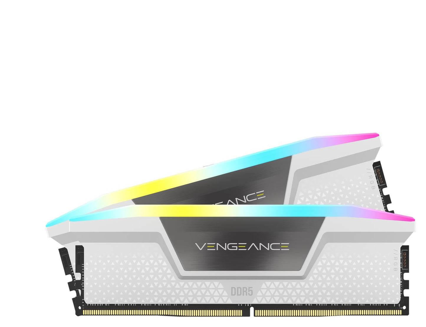 CORSAIR VENGEANCE RGB DDR5 RAM 32GB (2x16GB) 6400MHz CL36-48-48-104 1.35V Intel XMP 3.0 Desktop Computer Memory - Black (CMH32GX5M2B6400C36)