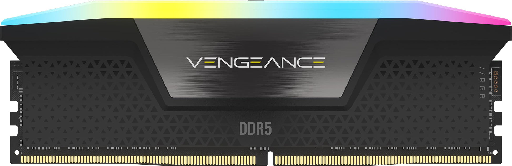 CORSAIR Vengeance RGB DDR5 RAM 16GB (2x8GB) Up to 5200MHz CL40 Intel XMP 3.0 Desktop Computer Memory - Black (CMH16GX5M2B5200C40)