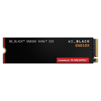 WD_BLACK SN850X 2TB NVMe SSD - M.2 2280, Up to 7,300 MB/s Read speeds, Up to 6,300 MB/s write speeds, Gaming Expansion, High Performance Internal Solid State Drive - WDS200T2X0E