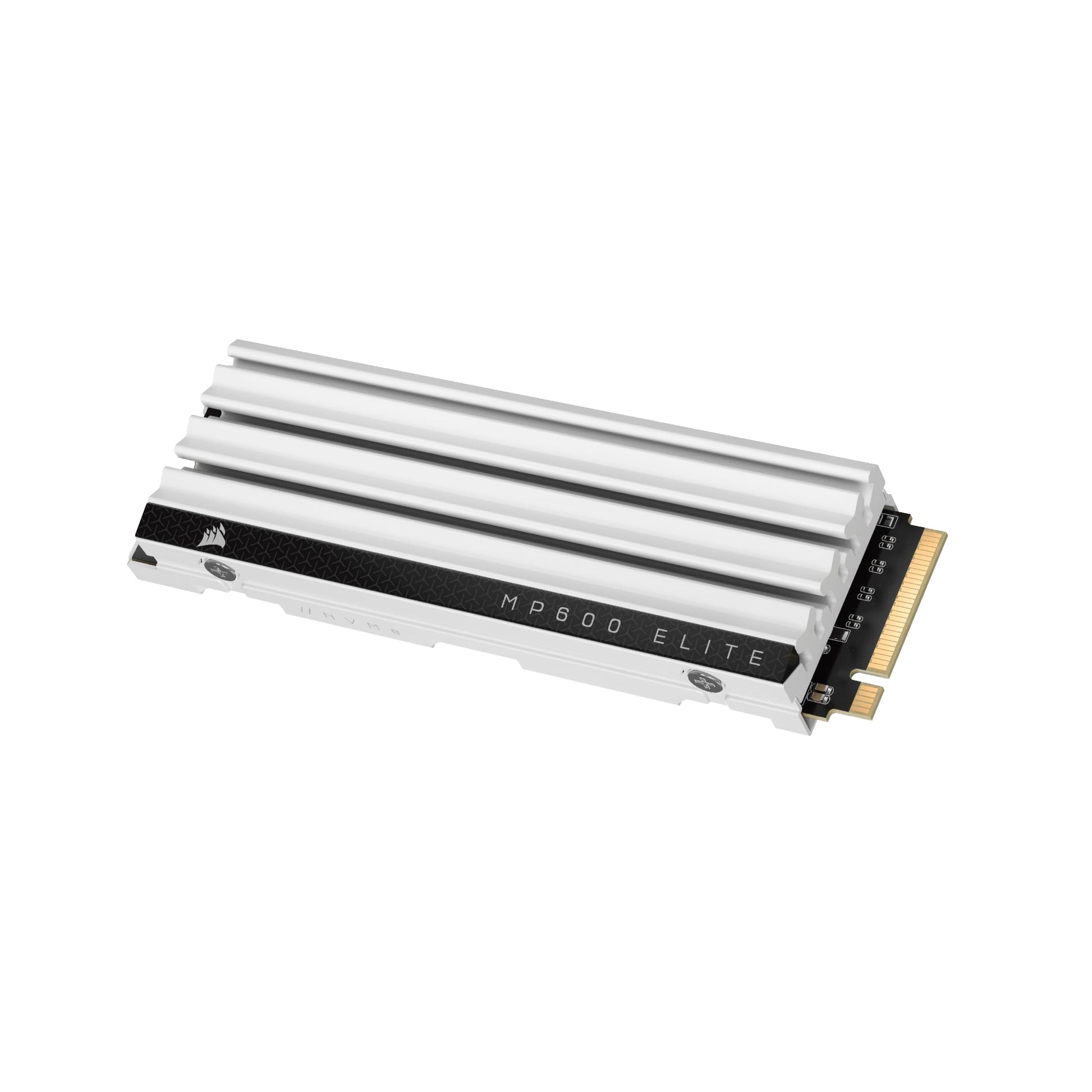 Corsair MP600 Elite 2TB M.2 PCIe Gen4 x4 NVMe SSD – Optimized for PS5 – Included Heatsink – M.2 2280 – Up to 7,000MB/sec Sequential Read – High-Density 3D TLC NAND – White