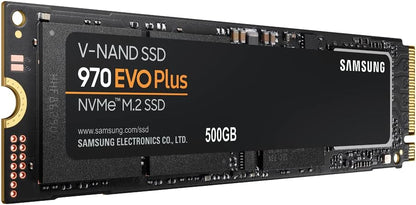 Samsung 970 EVO Plus SSD 500GB - M.2 NVMe Interface Internal Solid State Drive with V-NAND Technology (MZ-V7S500B/AM)