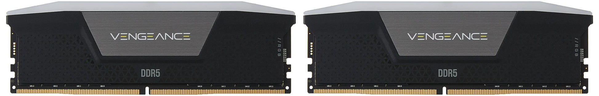 CORSAIR Vengeance RGB DDR5 RAM 16GB (2x8GB) Up to 5200MHz CL40 Intel XMP 3.0 Desktop Computer Memory - Black (CMH16GX5M2B5200C40)