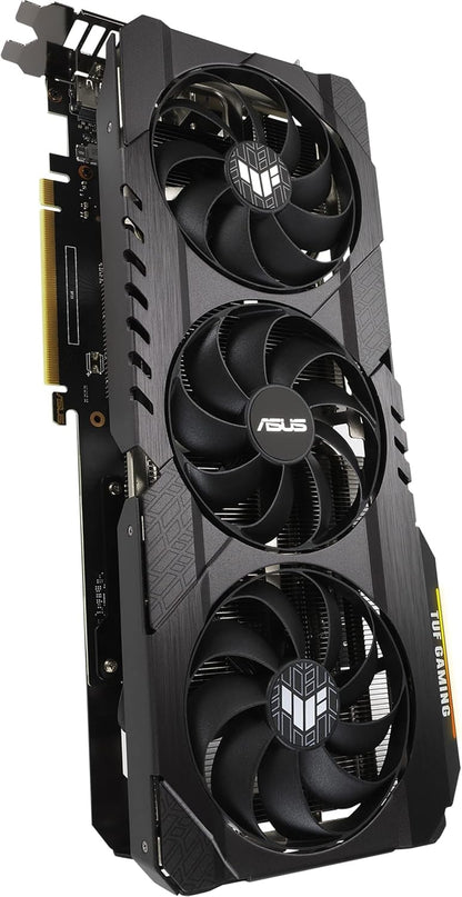 ASUS TUF Gaming NVIDIA GeForce RTX 3060 V2 OC Edition Graphics Card (PCIe 4.0, 12GB GDDR6, HDMI 2.1, DisplayPort 1.4a, Dual Ball Fan Bearings, Military-Grade Certification, GPU Tweak II) (Renewed)
