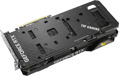 ASUS TUF Gaming NVIDIA GeForce RTX 3060 Ti V2 OC Edition Graphics Card (PCIe 4.0, 8GB GDDR6, LHR, HDMI 2.1, DisplayPort 1.4a, Dual Ball Fan Bearings, Military-Grade Certification, GPU Tweak II)