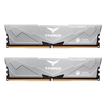 TEAMGROUP T-Force Vulcan DDR5 32GB (2x16GB) 6000MHz (PC5-48000) CL38 Desktop Memory Module Ram (Black) for Chipset 600 700 Series XMP 3.0 Ready - FLBD532G6000HC38ADC01