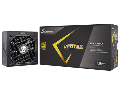 Seasonic Vertex PX-1200-1200W - 80+ Platinum - ATX 3.0 & PCIe 5.0 Ready - Fully Modular - Premium Japanese Capacitors - 12 Year Warranty - Nvidia RTX 40/50 & AMD GPU Compatible