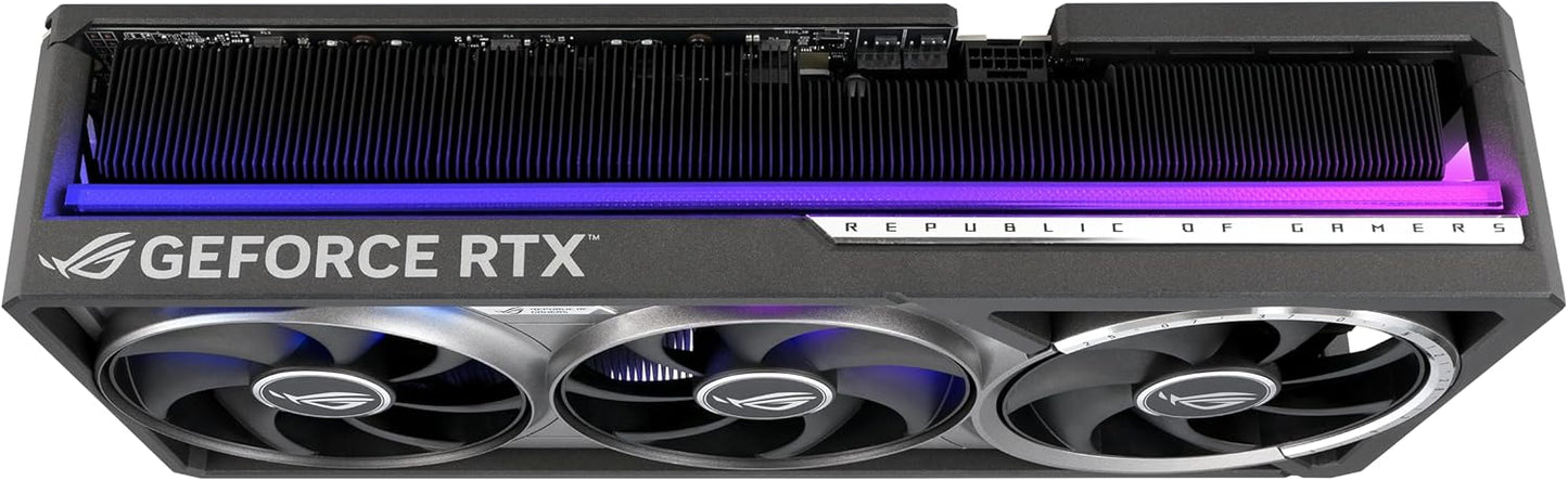ASUS ROG Astral GeForce RTX™ 5080 OC Edition Graphics Card, NVIDIA (PCIe® 5.0, 16GB GDDR7, HDMI®/DP 2.1, 3.8-Slot, 4-Fan Design, Axial-tech Fans, Patented Vapor Chamber, Phase-Change GPU Thermal Pad)