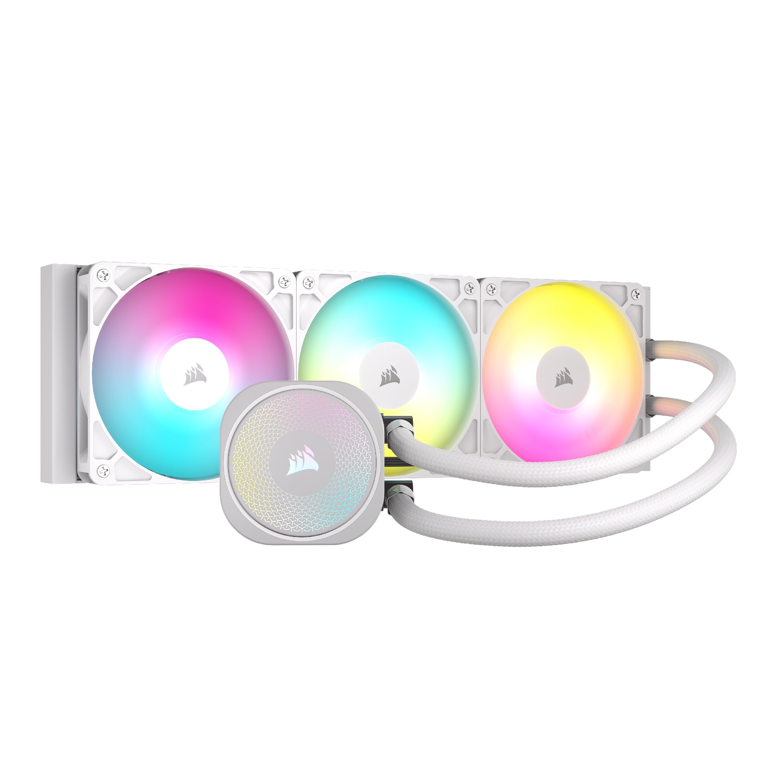 CORSAIR Nautilus 360 RS ARGB Liquid CPU Cooler – 360mm AIO – Low-Noise – Direct Motherboard Connection – Daisy-Chain – Intel LGA 1851/1700, AMD AM5/AM4 – 3X RS120 ARGB Fans Included – Black
