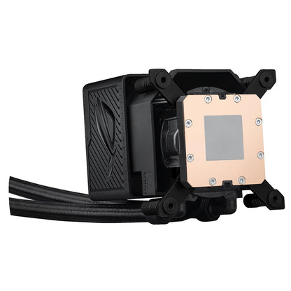 ASUS ROG RYUJIN III 360 ARGB EXTREME all-in-one AIO CPU liquid cooler, AMD Ryzen 9000 & Intel® Core™ Ultra Ready, Asetek Gen8 V2 pump; high airflow static pressure magnetic fans; customizable 3.5" LCD