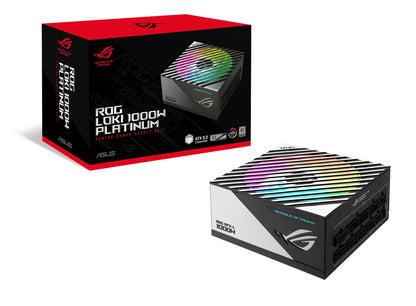 ASUS ROG Thor 1200W Platinum III PSU (80 Plus Platinum Certified, ATX 3.1, GaN MOSFET, GPU-First Intelligent Voltage Stabilizer, Magnetic OLED Display, Turbo Mode, 10-Year Warranty)