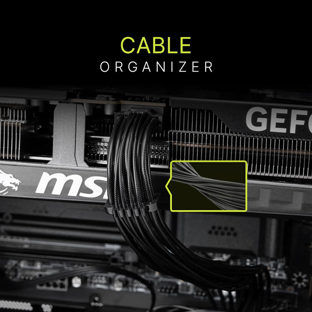MSI MAG A650GLS PCIE5, Fully Modular Compact Gaming 650W Power Supply, 80+ Gold, ATX 3.1 & PCIe 5.1 Ready, Native Dual-Color 12V-2x6 Cable, Low-Noise, Embossed Jacket Cables, 10 Year Warranty
