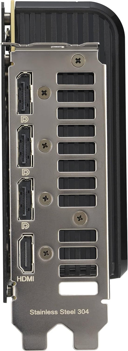 ASUS Prime GeForce RTX 5080 OC Edition Triple Fan Graphics Card, 16GB GDDR7, 1827 AI Tops, 5th Gen Tensor Cores, DLSS 4, PCIe 5.0, DP 2.1b x3, HDMI 2.1b, with GPU Holder