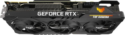 ASUS TUF Gaming NVIDIA GeForce RTX 3090 OC Edition Graphics Card- PCIe 4.0, 24GB GDDR6X, HDMI 2.1, DisplayPort 1.4a, Dual Ball Fan Bearings (Renewed)