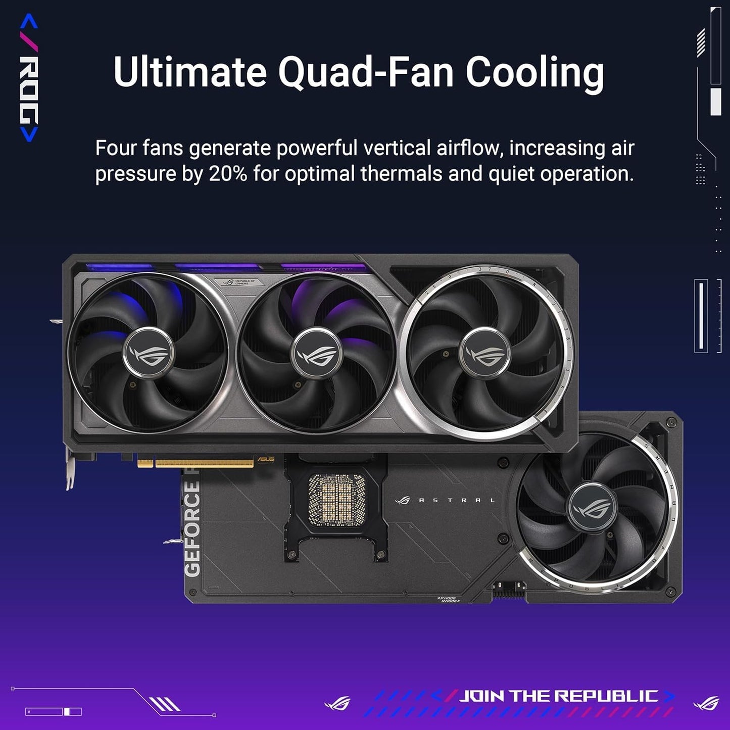 ASUS ROG Astral GeForce RTX 5090 OC Edition Quad Fan Graphics Card, 32GB GDDR7, 3352 AI Tops, 512-bit, DLSS 4, AI Content Creation, Local LLM Inference, DP 2.1b x3, HDMI 2.1b x2, with GPU Holder