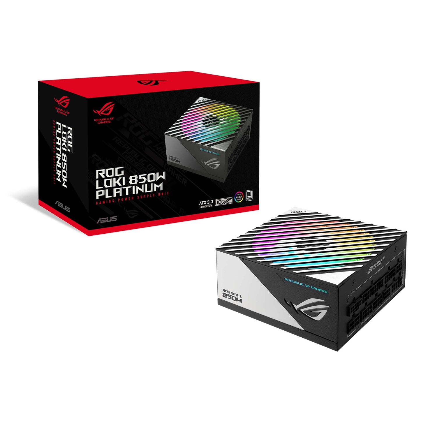 ASUS ROG Thor 1200W Platinum III PSU (80 Plus Platinum Certified, ATX 3.1, GaN MOSFET, GPU-First Intelligent Voltage Stabilizer, Magnetic OLED Display, Turbo Mode, 10-Year Warranty)