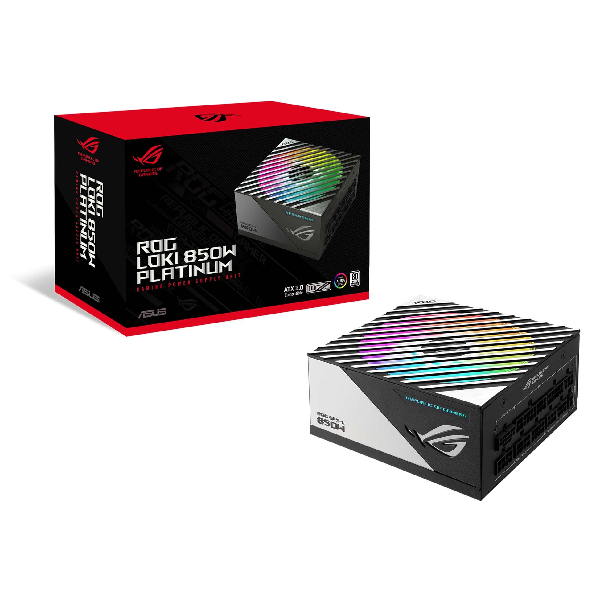 ASUS ROG Thor 1200W Platinum III PSU (80 Plus Platinum Certified, ATX 3.1, GaN MOSFET, GPU-First Intelligent Voltage Stabilizer, Magnetic OLED Display, Turbo Mode, 10-Year Warranty)