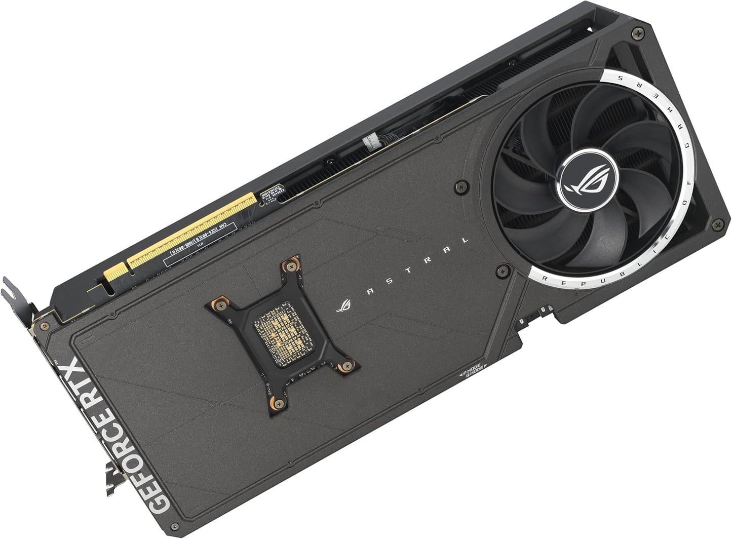 ASUS ROG Astral GeForce RTX™ 5080 OC Edition Graphics Card, NVIDIA (PCIe® 5.0, 16GB GDDR7, HDMI®/DP 2.1, 3.8-Slot, 4-Fan Design, Axial-tech Fans, Patented Vapor Chamber, Phase-Change GPU Thermal Pad)