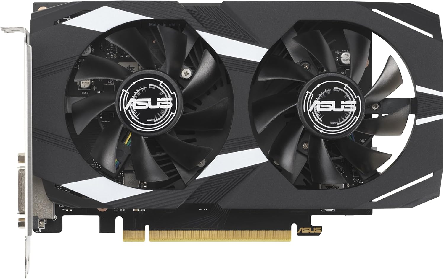 ASUS Dual NVIDIA GeForce RTX 3050 6GB GDDR6 OC Edition Gaming Graphics Card - PCIe 4.0, HDMI 2.1, DisplayPort 1.4a, 2-Slot Design, Axial-tech Fan Design, Steel Bracket, 3 Year Warranty