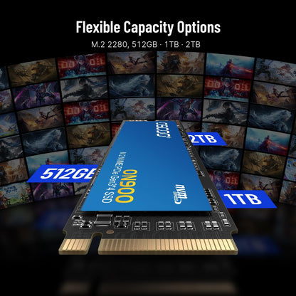 1TB NVMe PCIe 3.0 x4 SSD, Up to 3,500MB/s Read & 3,000MB/s Write, 3D TLC NAND, M.2 2280 Internal SSD for Gaming, Laptop, PC, Desktop Workstations