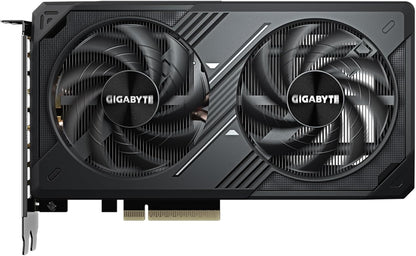 GIGABYTE GeForce RTX 5060 WINDFORCE OC 8G Graphics Card, Cooling System, 8GB 128-bit GDDR7, PCIe 5.0, Manufactured by NVIDIA, DisplayPort & HDMI - Video Output Interface, GV-N5060WF2OC-8GD Video Card
