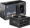 MSI MAG A650GLS PCIE5, Fully Modular Compact Gaming 650W Power Supply, 80+ Gold, ATX 3.1 & PCIe 5.1 Ready, Native Dual-Color 12V-2x6 Cable, Low-Noise, Embossed Jacket Cables, 10 Year Warranty