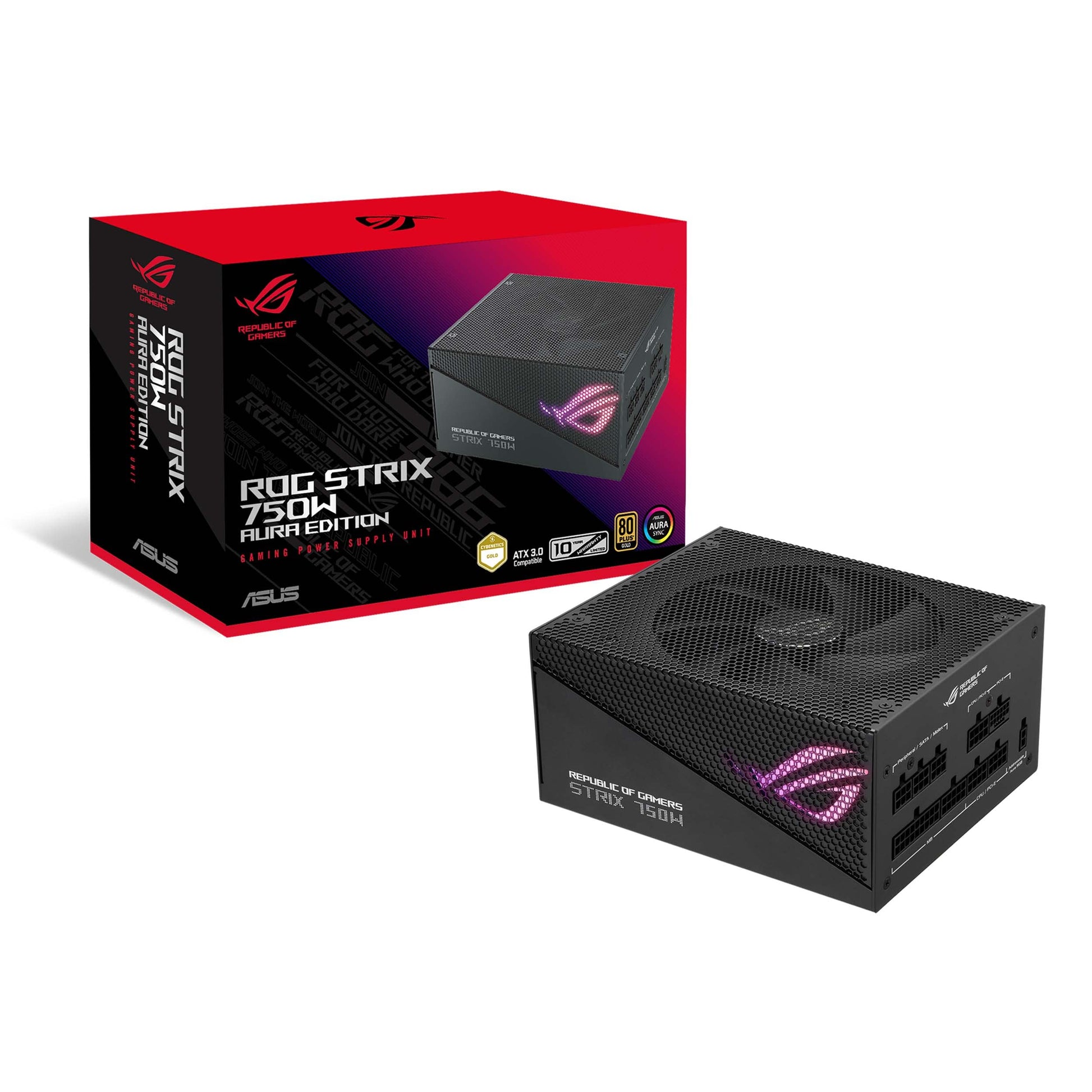 ASUS ROG Strix 1200W Platinum (Fully Modular Power Supply, 80 Plus Platinum Certified, ATX 3.1, GaN MOSFET, GPU-First Intelligent Voltage Stabilizer, 10-Year Warranty)