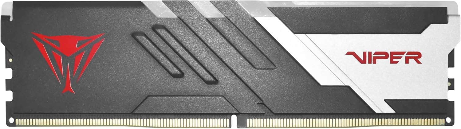 Patriot Memory Viper Venom RGB DDR5 RAM 16GB (1X16GB) 6000MHz CL30 1.35v UDIMM Desktop Gaming Memory Compatible with Intel XMP/AMD Expo - PVVR516G60C30