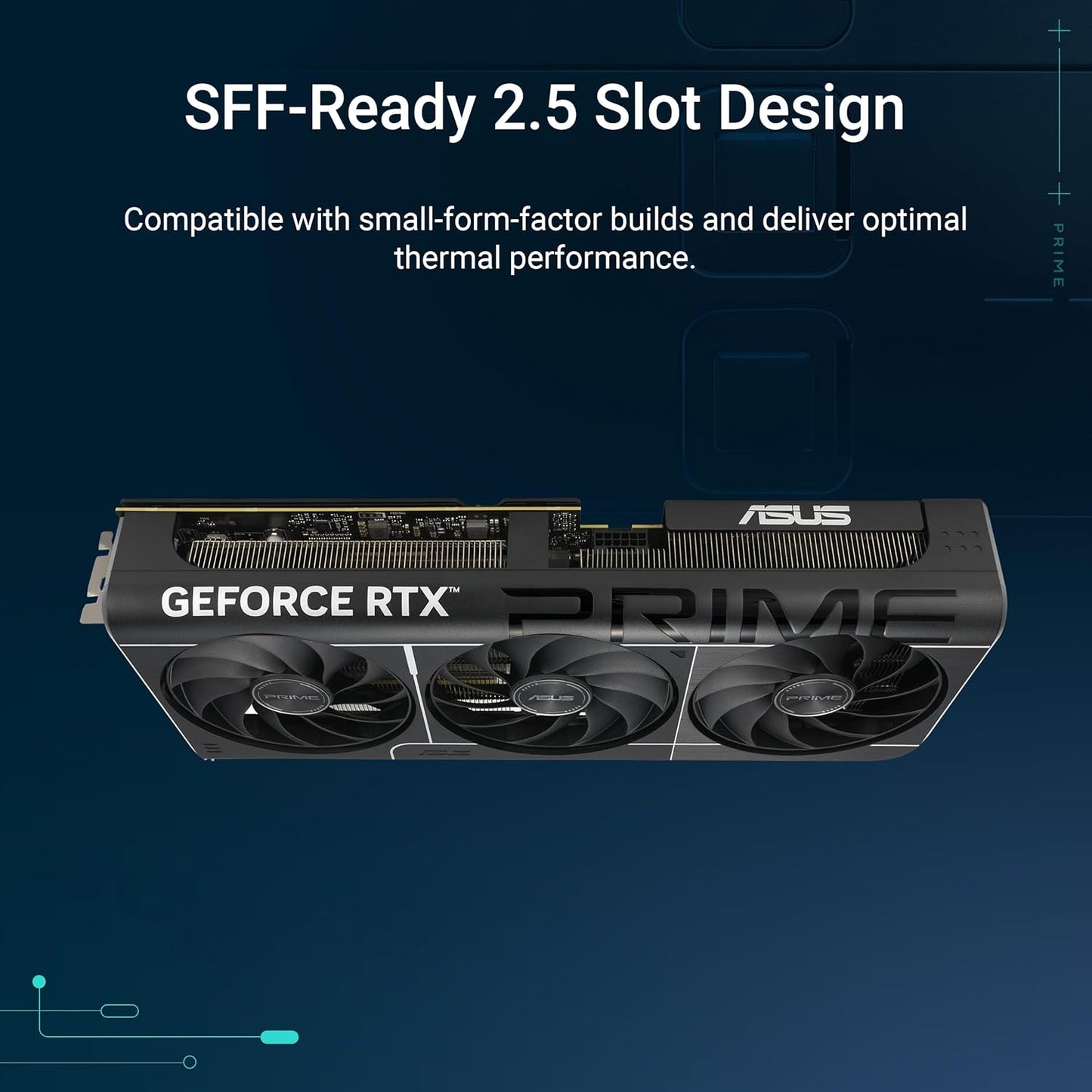 ASUS The SFF-Ready Prime GeForce RTX™ 5070 12GB GDDR7 Graphics Card (PCIe® 5.0, 12GB GDDR7, HDMI®/DP 2.1, 2.5-Slot, Axial-tech Fans, Dual BIOS) (Renewed)