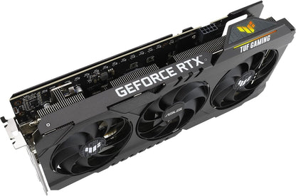 ASUS TUF Gaming NVIDIA GeForce RTX 3060 V2 OC Edition Graphics Card (PCIe 4.0, 12GB GDDR6, HDMI 2.1, DisplayPort 1.4a, Dual Ball Fan Bearings, Military-Grade Certification, GPU Tweak II) (Renewed)