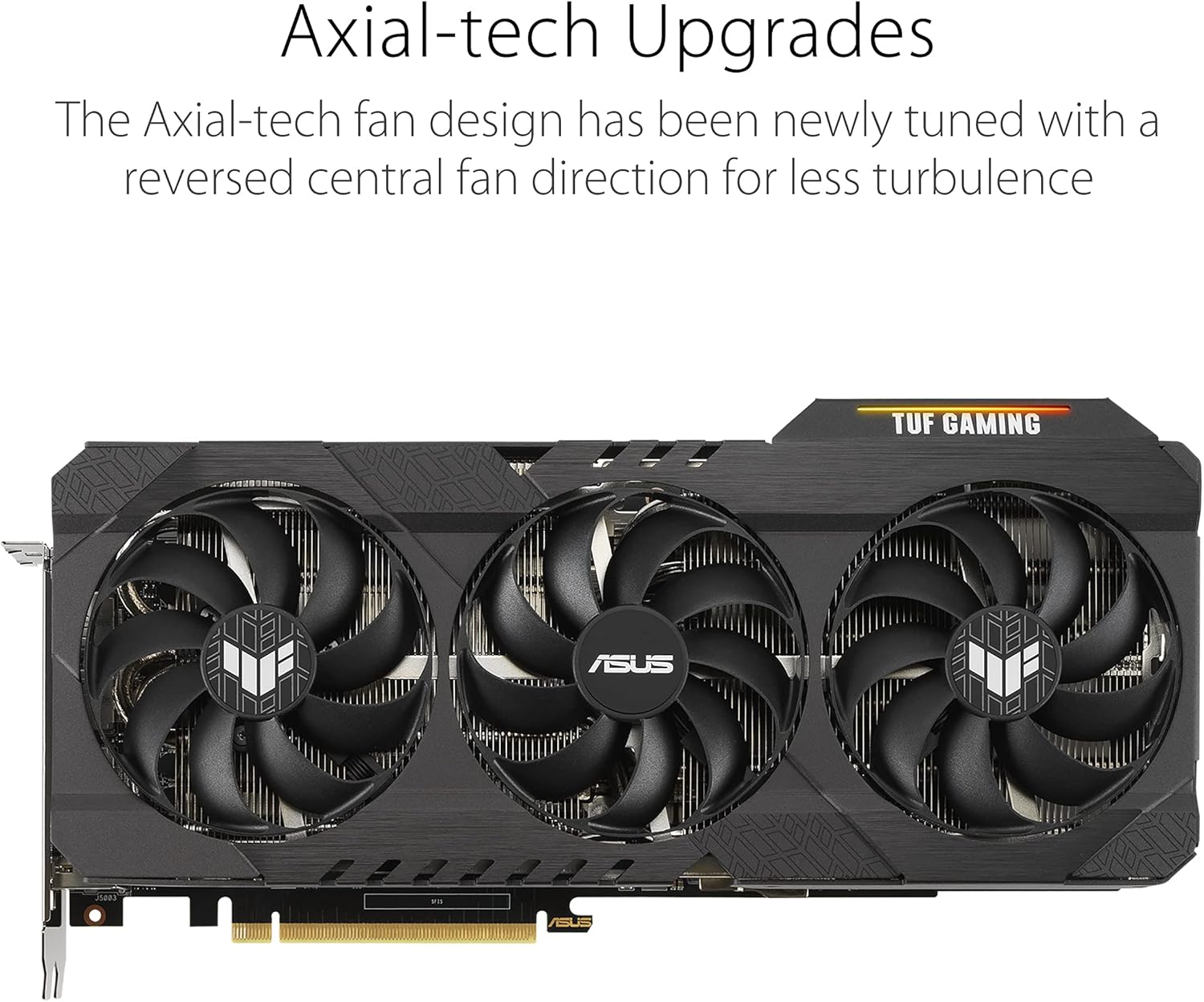 ASUS TUF Gaming NVIDIA GeForce RTX 3070 Ti OC Edition Graphics Card (PCIe 4.0, 8GB GDDR6X, HDMI 2.1, DisplayPort 1.4a, Dual Ball Fan Bearings, Military-Grade Certification, GPU Tweak II) (Renewed)