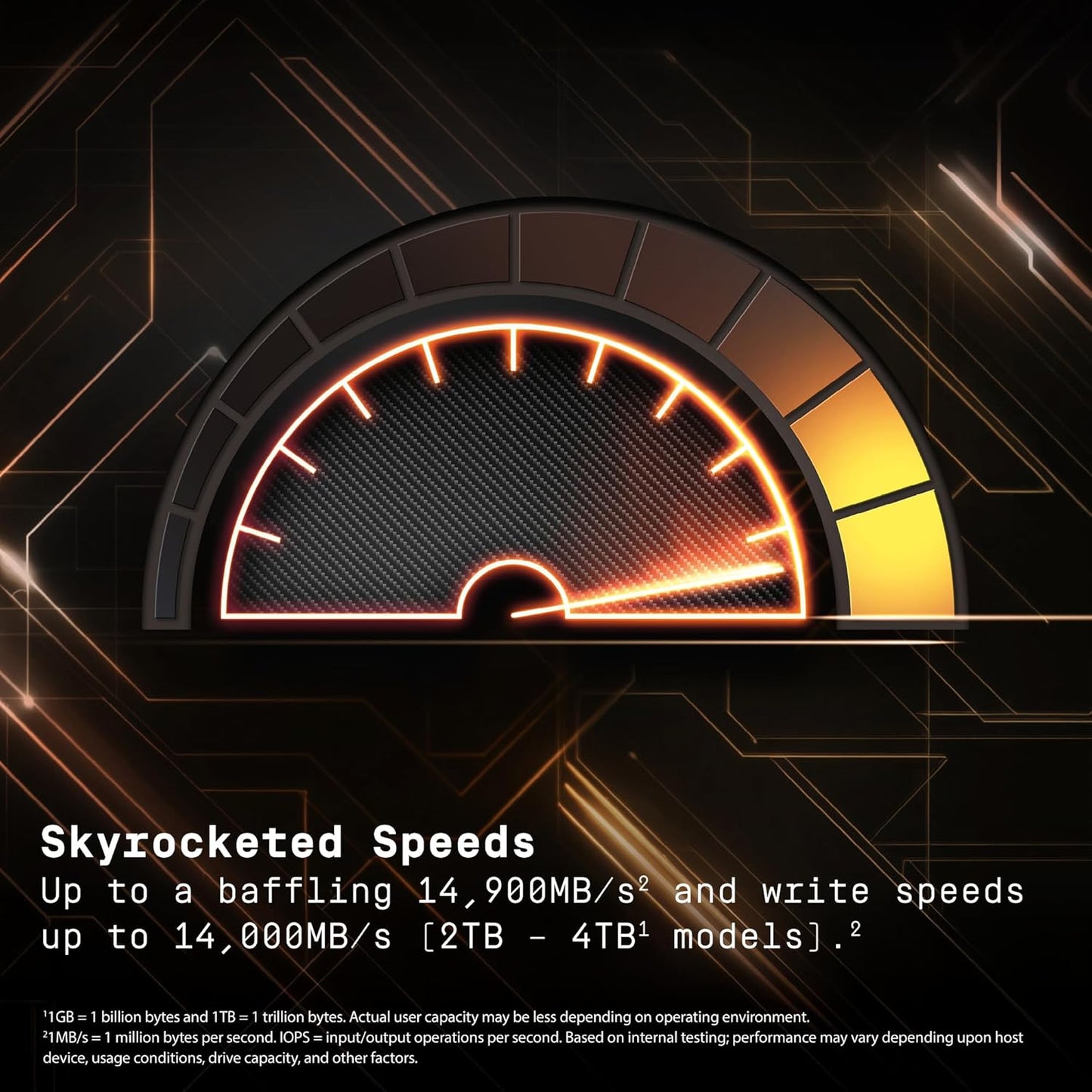 WD_Black SN8100 2TB NVMe SSD - PCIe 5.0x4, M.2 2280, Up to 14,900MB/s Read Speed, up to 11,000MB/s Write Speed, Best for AI Applications, Gaming, and Video Editing - WDS200T1X0M