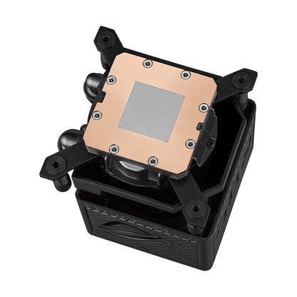 ASUS ROG RYUJIN III 360 ARGB EXTREME all-in-one AIO CPU liquid cooler, AMD Ryzen 9000 & Intel® Core™ Ultra Ready, Asetek Gen8 V2 pump; high airflow static pressure magnetic fans; customizable 3.5" LCD